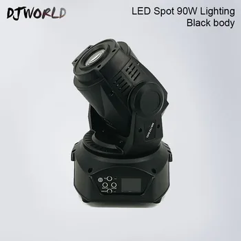 90W LED Spot Moving Head DMX512 Lys , Led Moving Head Gobo Prisme Funktion Elektroniske Fokus,DJ Spot Light mini dj diso bevæger sig