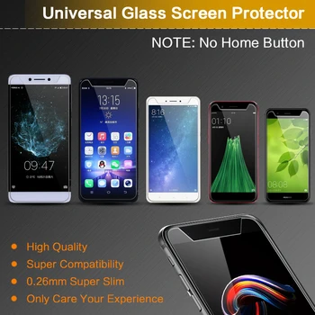 9H 2.5 D Hærdet Glas Skærm Protektor Til Flyve IQ450 Horisont 5.0 tommer Universal Beskyttende Skærm Glas Film flyve iq 450