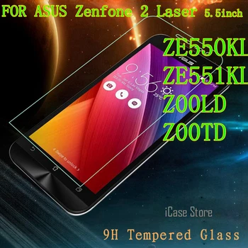 9H Skærm protektor hærdet glas Til ASUS Zenfone 2 Laser ZE550KL ZE551KL Z00LD Z00TD ze550 ze551 550 kl 550kl body cover