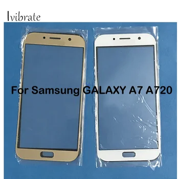 A+Kvalitet Til Samsung GALAXY A7 A720 Touch Screen 7 En 720 Digitizer TouchScreen af Glas panel Uden Flex Kabel Udskiftning