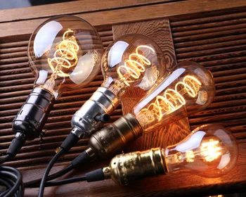 A19 Amber Form,3W Dæmpbar Edison LED Bløde Glødelamper Pære,Super varm 2200K,E26 E27 Base,Dekorative almindelig Belysning