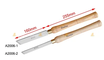 A2006-1 A2006-2 High-speed stål træbearbejdning kniv beveling forskærerkniv træ drejebænk DIY-drejning