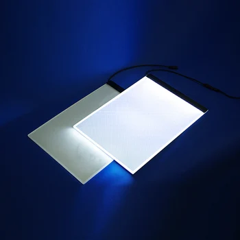 A4 Bærbare LED lyskasse tegnebrættet Kunstner Drawing Pad,Opsporing Tegning Tabel Tatoveringer Pad