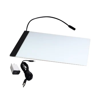 A4 Bærbare LED lyskasse tegnebrættet Kunstner Drawing Pad,Opsporing Tegning Tabel Tatoveringer Pad