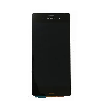 AAA Kvalitet Til Sony Xperia Z3 D6603 D6653 L55t LCD-Skærm med Touch screen Digitizer Assembly Sort hvid gratis fragt