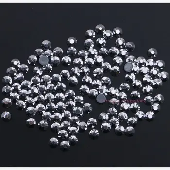 AAAAA Luksus Hotfix Indkøbskurv sølvmine SS6 SS10 SS16 SS20 Glas Krystaller Flatback Jern På Diamond 1440pcs/Pack