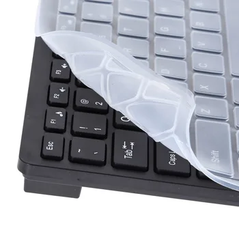 ABS Plast 2,4 G Trådløse Tastatur med Optisk Gaming Mus Tastatur Beskyttende Dække Combo Kit til Desktop-PC ' en Android Smart-TV