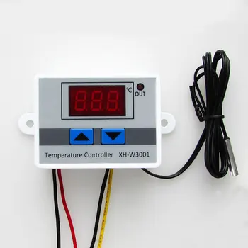 AC 220V, 12V 24V 10A Digital temperaturregulator Regulator Skifte -50~110C Intelligent Digital Termostat