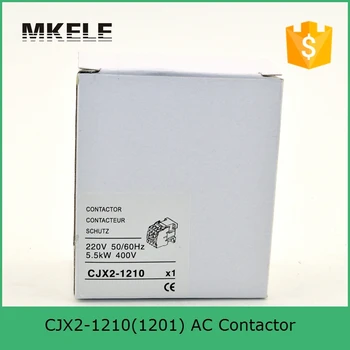 AC Kontaktor 380V 220V 12A 3P+NO/NC Ac El-3 Pol Til Ac Enhed 3 Fase Lavet I Kina CJX2-1201