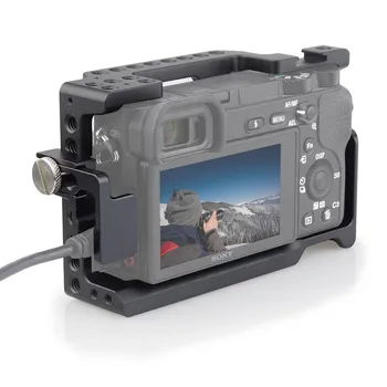 ACCSTORE Kamera Bur Stabilizer (billedstabilisering) med HDMI-Kablet i Klemmen for Sony A6000/ A6300/ A6500/ ILCE-6300/ ILCE-6500/ NEX7 DSLR Bur Kit-504