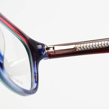 Acetat kvinder briller ramme recept designer brand klar optisk nærsynethed brillerne frame #BC3827