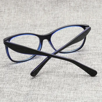 Acetat kvinder brillestel runde design-optisk mærke nærsynethed klare briller #BC3813