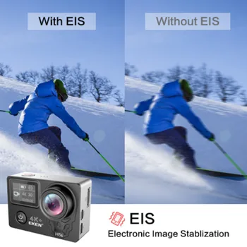 Action Kamera EKEN H5S Plus Fjernbetjening Ultra HD 4K Ambarella A12 WiFi 170 Hjelm action Cam gå vandtæt pro Sport kamera