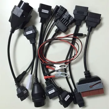 Adapter Kabler For CDP Pro OBD2 OBDII Biler Diagnostiske Interface Værktøj Komplet sæt 8 Bil Kabler Til TCS-CDP