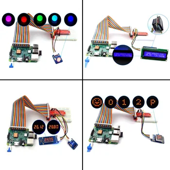 Adeept DIY El-Ultimative 46 i Sensor-Moduler Kit til Raspberry Pi 3 2 B/B+ med Vejledning ping Bog diykit
