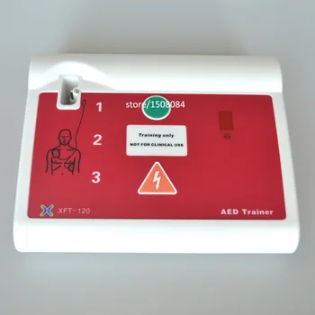 AED Træner førstehjælpskursus Maskine + 50stk/Masse Rød Farve CPR Maske ansigtsskærm CPR