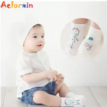Aelorxin Bomuld Drenge Piger Sokker Nyfødte Baby Sokker Søde Tegneserie Dyr-Gulvtæppe Børns Sokker Børn Ben Varmere Bløde Baby Sock