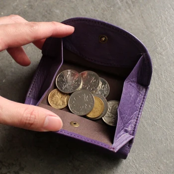 AETOO Shell læder tegnebog kvindelige kort afsnit, første lag af læder mini-spænde mønt mønt taske Japan og Sydkorea søde li