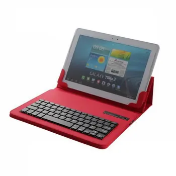 Aftageligt Bluetooth Tastatur Med Tablet Case 10.1 tommer For Androis ios windows /ASUS/IPAD/Samsung PC Tablet Stå Dække