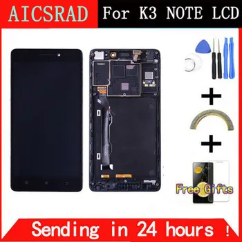AICSRAD 5.5 tommer For Lenovo K50-T5 K3 Bemærk LCD-Display Digitizer Touch Screen montering udskiftning med sort ramme
