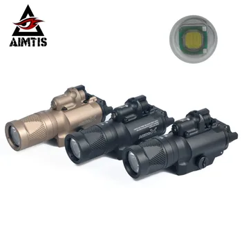 AIMTIS Taktiske X400V Pistol Lys Combo Rød Laser Konstant / Aktuelt / Strobe Output Våben Riffel Pistol Lommelygte