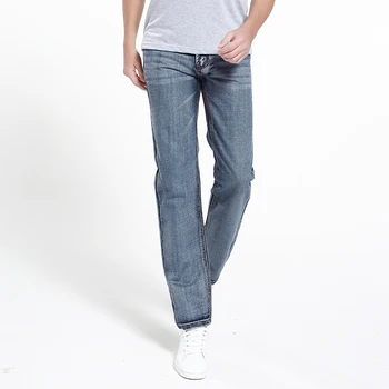 AIRGRACIAS Brand Jeans Retro Nostalgi Direkte Denim Jeans Mænd Plus Size 28-38 Mænd, Lange bukser Bukser Klassiske Biker Jean