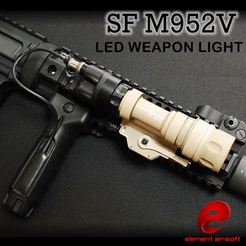 Airsoft SF M952V LED Taktiske Våben Lys CREE Q5 Rifler Lommelygte Hvid og IR Udgang Softair EX192 VANDTÆT OG STØDSIKKER