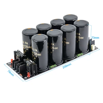 Aiyima 120A Forstærker Ensretter Filter Supply Power Board High Power Schottky Ensretter-Filter Strømforsyning Bord 10000uf 125V