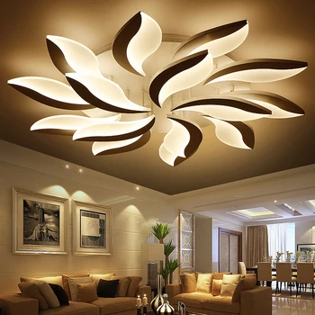 Akryl LED-loftsbelysning Moderne Enkelthed Hjem Dekorative lamper Loft Lampe armatur til Stue, Soveværelse