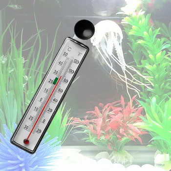 Akvarium, Akvarium Termometer Glas Meter Vand Temperatur Måler Sugekop