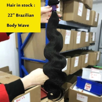 AliAfee Brazilian Hår Body Wave Remy Human Hair Weave Bundter Naturlig Sort Hair Extension 1 Pc 8-28