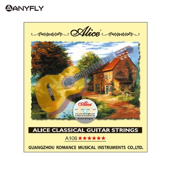 Alice A106-H Klassisk Guitar Klasse Guitarra-Strenge, Der Er Hårdt Spænding Nylon Kerne Forsølvet Kobber Sår