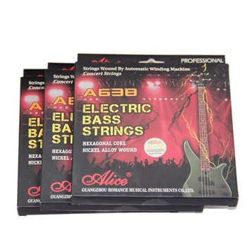 Alice electric bass string A638M stål bass strings nickelsteel string lys el-bas strenge 045-105 tommer