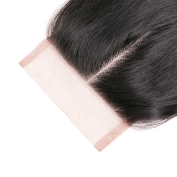Alidoremi Brasilianske Krop Bølge Lace Lukning Non-Remy Human Hair Midterste Del 4x4 Schweiziske Blonder Gratis Fragt