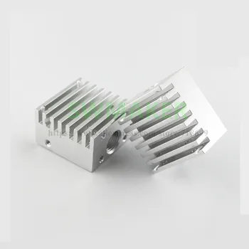 All-metal Enkelt køleplade med tråd V6 enkelt Dyse Hovedet på Lang Afstand Radiator til 1,75 mm 3,0 mm 3D-Printer