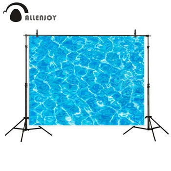 Allenjoy natur foto-kulisse, swimmingpool i sommer, vand, solskin photocall vinyl fotografisk baggrund foto baggrund