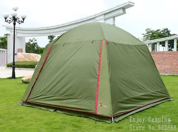 Alltel høj kvalitet, dobbelt lag ultralarge 4-8person familie fest gardon strand camping telt pavillon solen, læ