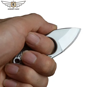 ALMÆGTIGE EAGLE Alle stål klinge EDC værktøjer Lomme kniv Mini kniv Høj kvalitet Mini kniv Camping Overlevelse Udendørs instrumenta