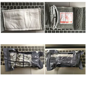 Altid Klar Bandage Kamp Dressing Udendørs Taktisk Akut førstehjælp Kompression Bandage 4 inches Vakuum emballage