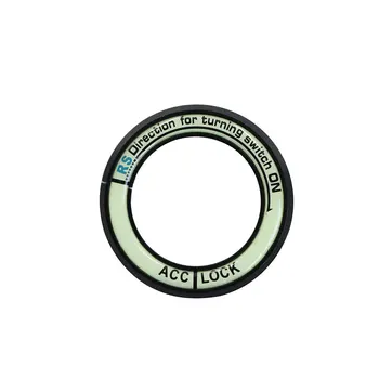 Aluminium Legering Bil lysende Tænding Ring Aluminium Legering-Tasten Ring for Hyundai Elantra Verna Tuscon bil genmontering accrssories