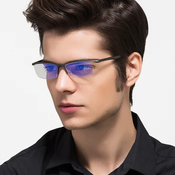 Aluminium Magnesium Anti Blå Laser Træthed Stråling-resistente Mænds Optiske Briller Briller Ramme Oculos de grau-Brillerne 130