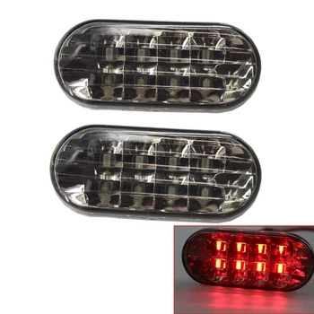 Amber Røg sidemarkeringslygter blinklys Lys 8 LED Til VW Volkswagen/Golf/Jetta/Passat/Bora/MK4 GTI/R32/New Beetle Sort Gul Rød