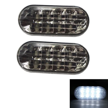 Amber Røg sidemarkeringslygter blinklys Lys 8 LED Til VW Volkswagen/Golf/Jetta/Passat/Bora/MK4 GTI/R32/New Beetle Sort Gul Rød
