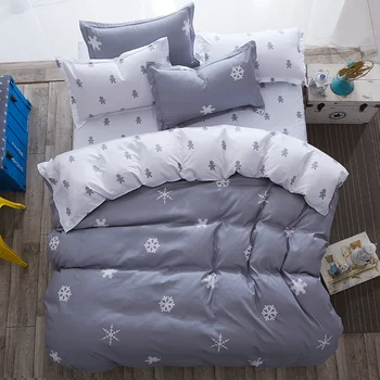 Amerikansk stil sengetøj sæt twin fuld queen, king size, super-king sengelinned V mønster duvet cover sæt leopard orange-sengetøj