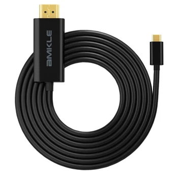 Amkle USB Type C til-HDMI-Kabel USB-3.1 Type C Male til HDMI han 4K-Kabel Til MacBook Pro Huawei MateBook ChromeBook Sumsang S8