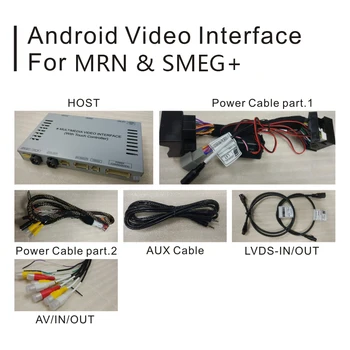 Android 6.0 GPS navigation boks for Peugeot 308 MRN SMEG+ system video interface box spejl link youtube waze iGO yandex navi