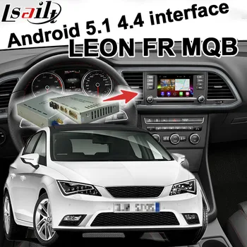 Android 6.0 GPS navigation box SEAT Leon Volkswagen Passat Golf7 Tiguan osv MQB-system video interface box spejl link waze