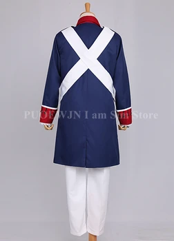 Anime Hetalia Axis Powers Amerikanske Revolution I Militære Uniform Cosplay Kostume Halloween