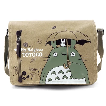 Anime Min Nabo Totoro Kvinder Lærred Messenger Taske, Skuldertaske Slynge Pakke Min Nabo Totoro Håndtaske Cosplay Crossbody Tasker