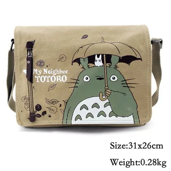 Anime Min Nabo Totoro Lærred Messenger Skuldertaske Cosplay Samling